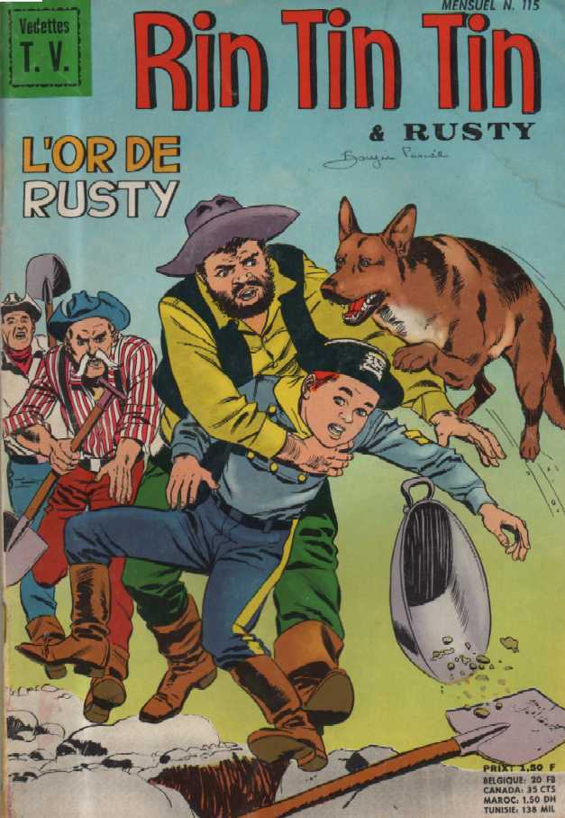 Scan de la Couverture Rintintin Rusty Vedettes TV n 115